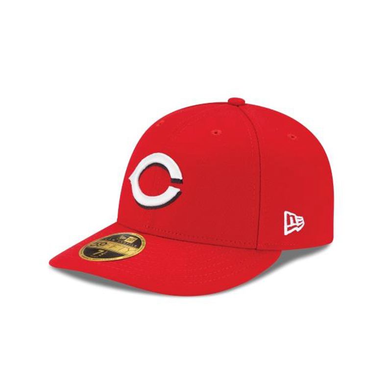 MLB Cincinnati Reds Authentic Collection Low Profile 59Fifty Fitted (AON5039) - Red New Era Caps